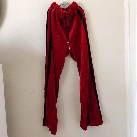 Storets Red Velvet Sideline Pants - Picture 2 of 7